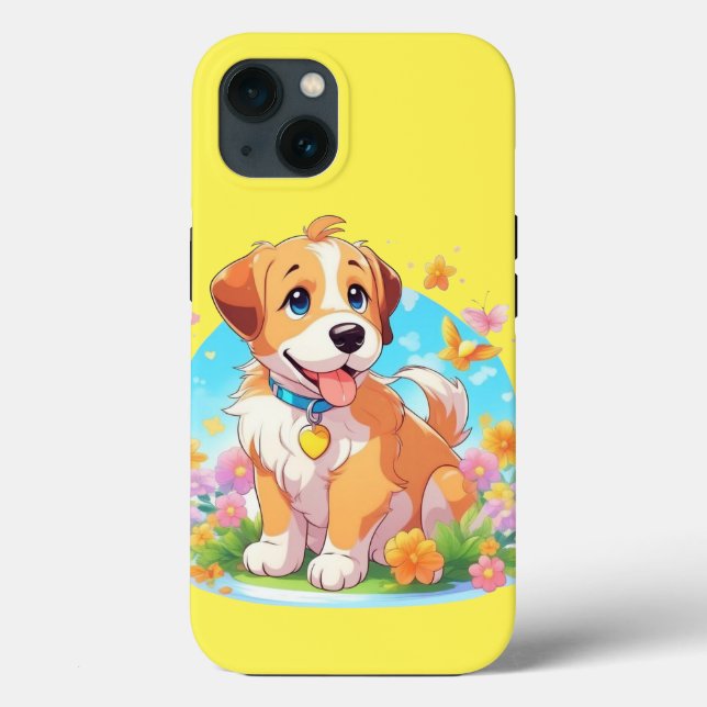 Niedlicher Welpenhund Case-Mate iPhone Hülle (Rückseite)