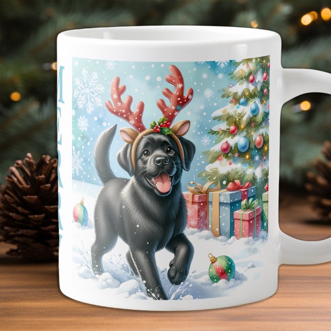 Niedlicher Welpenhund Labrador Retriever Jumbo-Tasse (Von Creator hochgeladen)