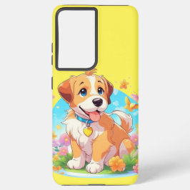 Niedlicher Welpenhund Samsung Galaxy Hülle