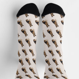 Niedlicher Welpenhund Socken