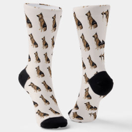Niedlicher Welpenhund Socken