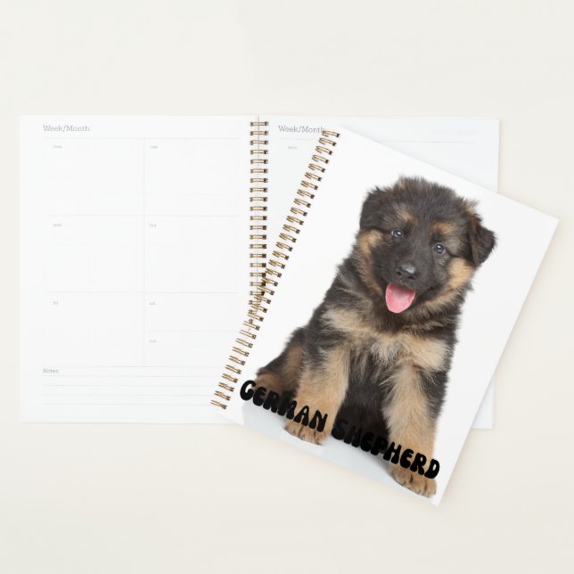 Niedlicher Welpenkalender-Planer Planer (Anzeige)