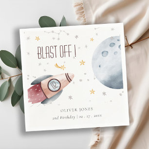 Niedlicher Weltraum starrt die Planeten jedes Lebe Serviette