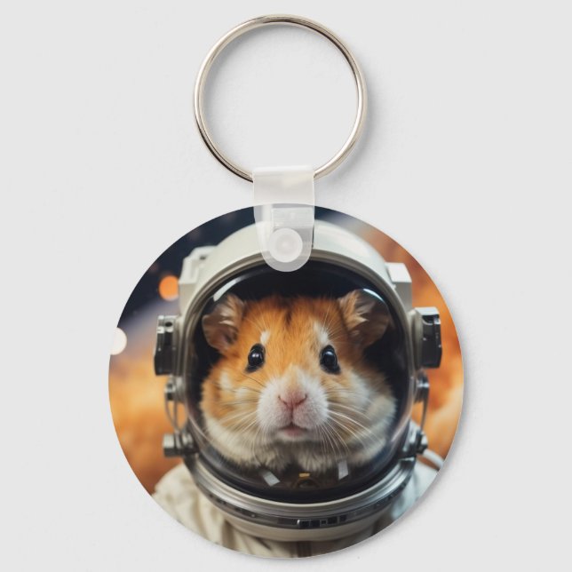 Niedlicher Weltraumamster Schlüsselanhänger (Vorderseite)