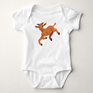 Niedlicher Wertvoller Sprungziegenkid Baby Strampler