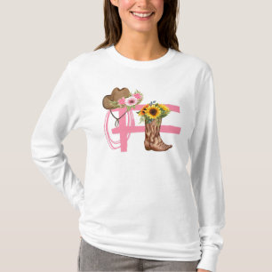 Niedlicher Western Chic T-Shirt