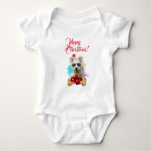 Niedlicher Westie Dog Yappy Weihnachten