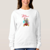 Niedlicher Westie Dog Yappy Weihnachten