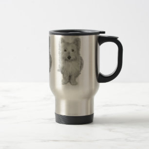Niedlicher Westie Hund Reisebecher