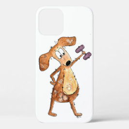Niedlicher Whimsical Brown Hund Heften Case-Mate iPhone Hülle