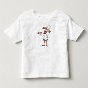 Niedlicher Whimsical Dog Koch Kleinkind T-shirt