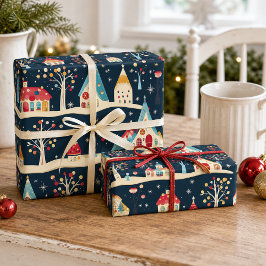 Niedlicher Whimsical Fun & Festivals Geschenkpapier