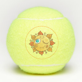 Niedlicher Whimsical Sunshine Tennisbälle