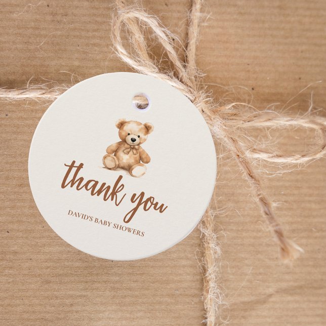 Niedlicher Whimsischer Bär Geschenkanhänger (Von Creator hochgeladen)