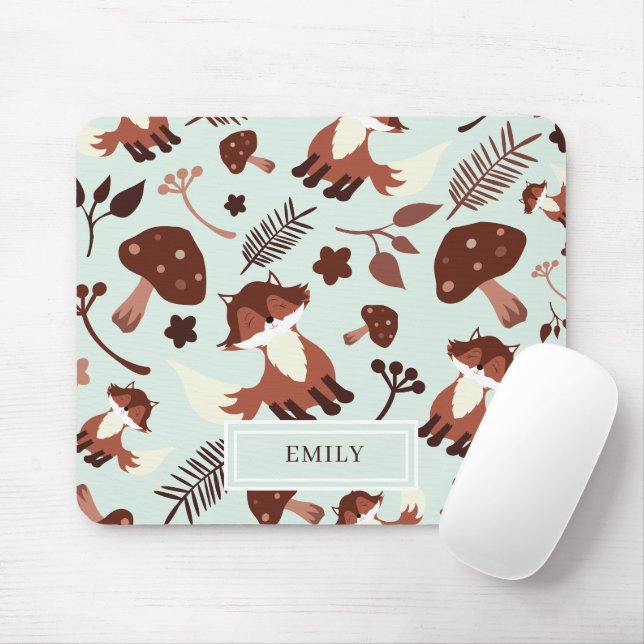 Niedlicher Whimsischer Fox Mousepad (Mit Mouse)