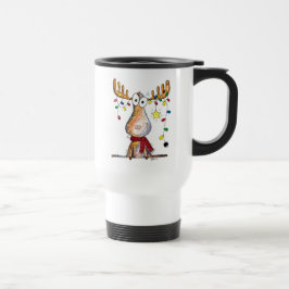 Niedlicher Whimsischer Weihnachtsschlamm Reisebecher