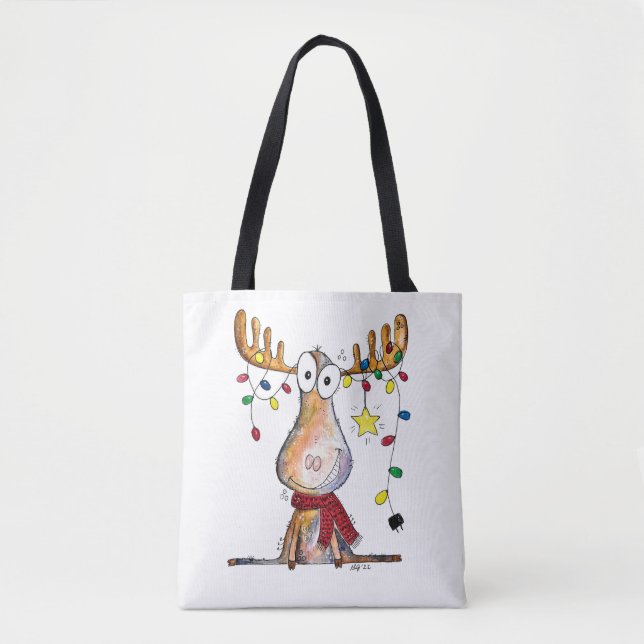 Niedlicher Whimsischer Weihnachtsschlamm Tasche (Vorderseite)