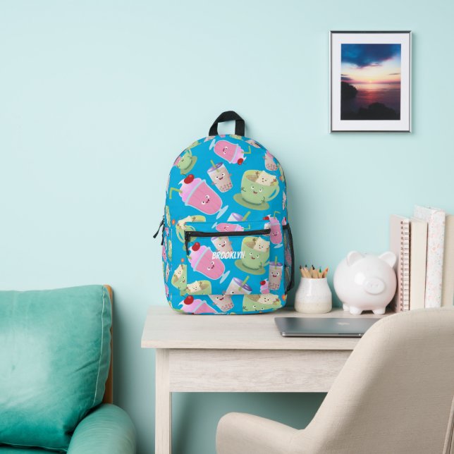 Niedlicher Whlpool Tee sundaes Cartoon Muster Bedruckter Rucksack (InSitu)