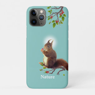 Niedlicher Wild Eichhörnchen und bearbeitbarer Tex Case-Mate iPhone Hülle