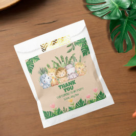 Niedlicher Wild One Jungle Safari Geschenktütchen