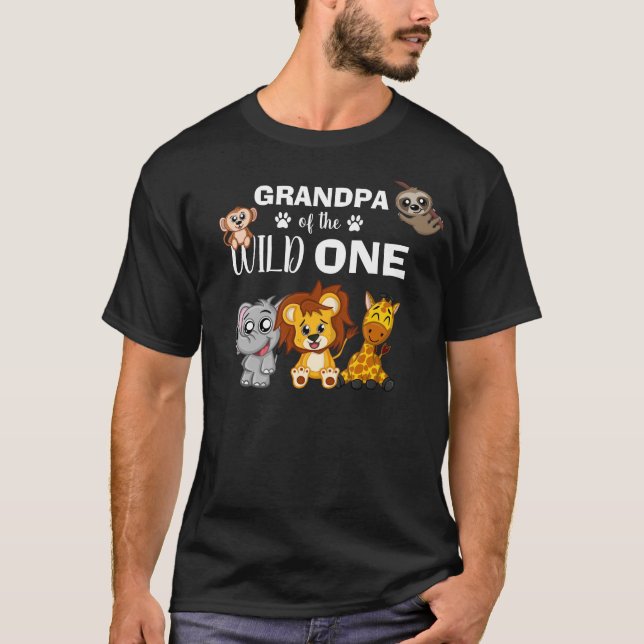 Niedlicher Wilder ein Dschungel Safari Zoo Tierpar T-Shirt (Vorderseite)