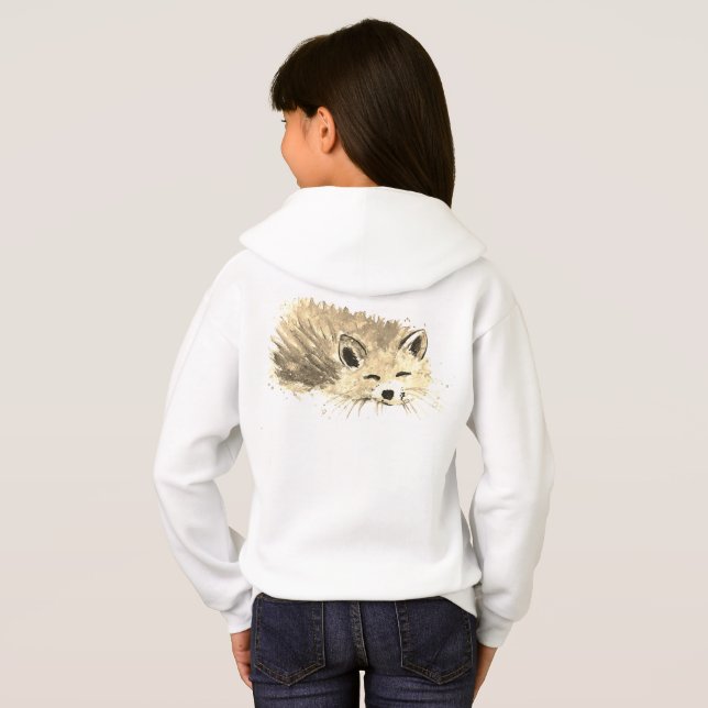 Niedlicher Wildschwein-Wildpark Hoodie (Schwarz voll)