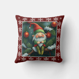 Niedlicher Winter Whimsischer Skandinavier Gnome Kissen