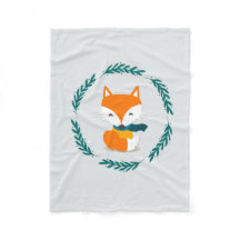 Niedlicher WinterFox mit Schal