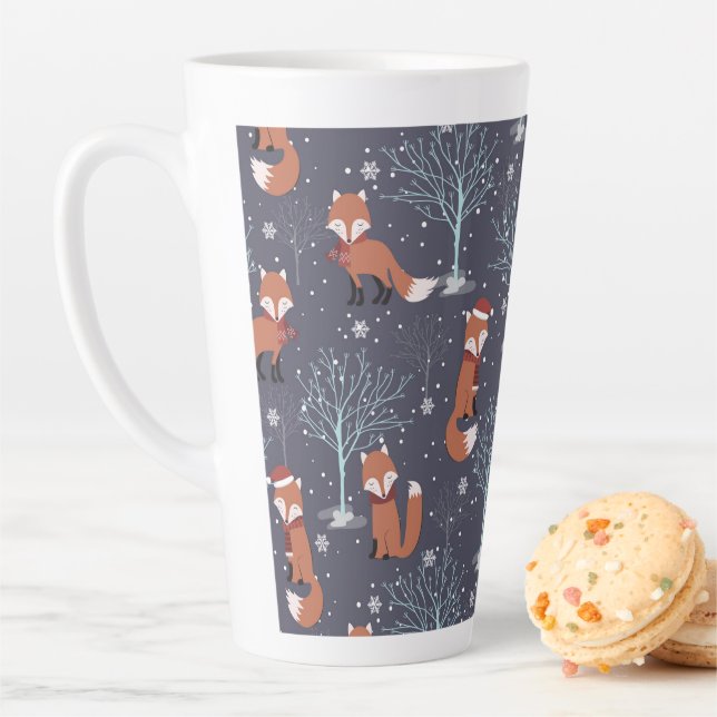 Niedlicher Winterfuchs Milchtasse (Beispiel)