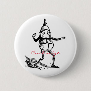 Niedlicher Winterurlaub Elf Gnome Thunder_Cove Button