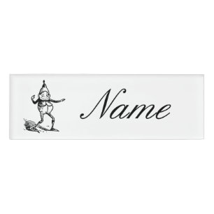Niedlicher Winterurlaub Elf Thunder_Cove Namenschild