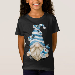 Niedlicher Winterurlaub Familienweihnachtsgenom mi T-Shirt