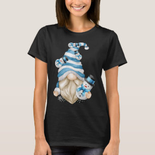 Niedlicher Winterurlaub Familienweihnachtsgenom mi T-Shirt