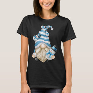 Niedlicher Winterurlaub Familienweihnachtsgenom mi T-Shirt
