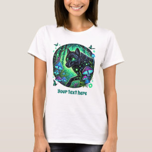 Niedlicher Winterwolf anpassbar T-Shirt