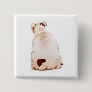Niedlicher Witzhund Button