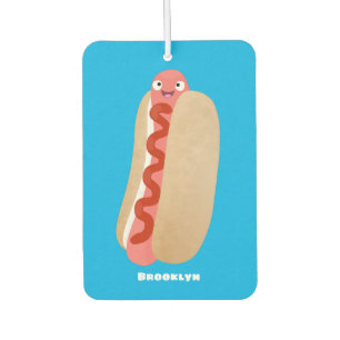 Niedlicher Witzhund Weiner Cartoon Autolufterfrischer