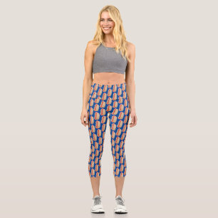 Niedlicher Witzhund Weiner Cartoon Capri Leggings
