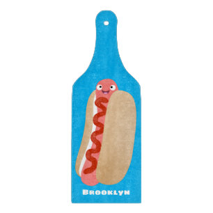 Niedlicher Witzhund Weiner Cartoon Schneidebrett