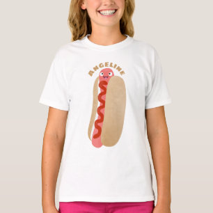 Niedlicher Witzhund Weiner Cartoon T-Shirt