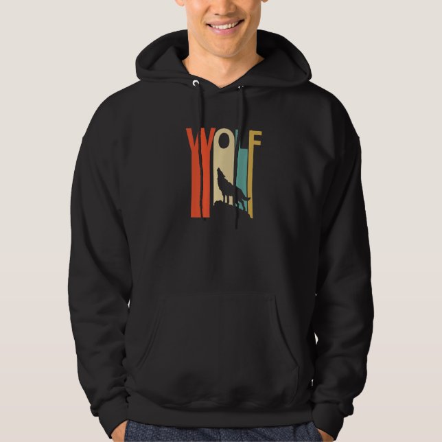 Niedlicher Wolf Hoodie (Vorderseite)
