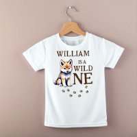 Niedlicher Wolf wilde 1 Wald Geburtstagsparty