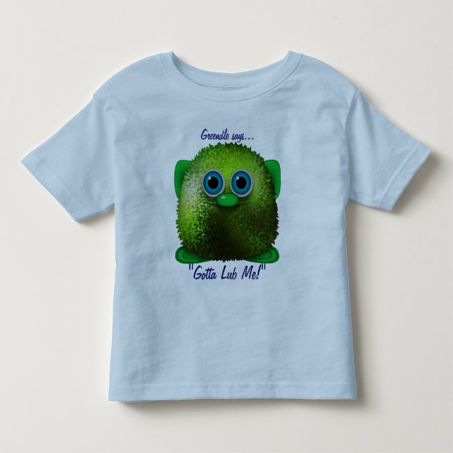 Niedlicher Wuzzy Hintern Kinder liebenswerter Buch Kleinkind T-shirt (Vorderseite)