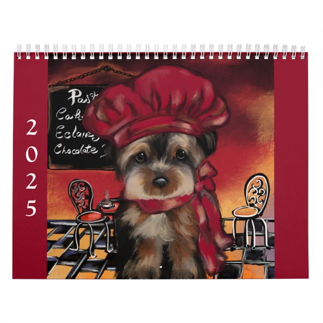 Niedlicher Yorkie-Kalender Kalender (Titelbild)