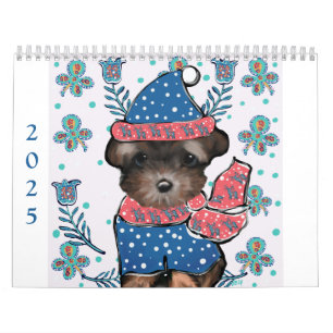 Niedlicher Yorkie-Kalender Kalender