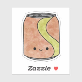 Niedlicher Yummy-Cola Aufkleber