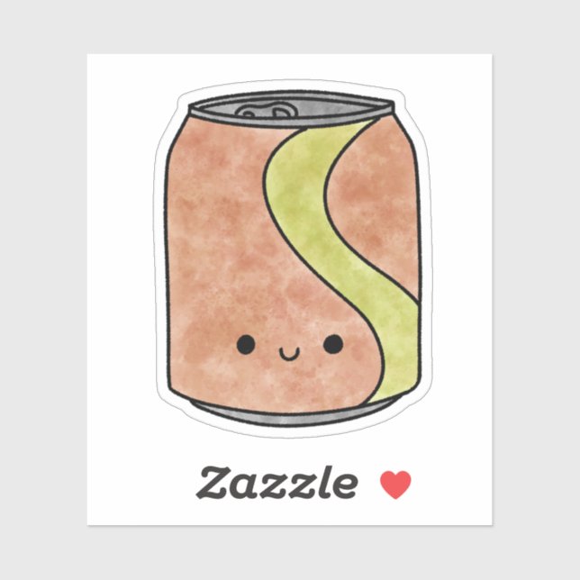 Niedlicher Yummy-Cola Aufkleber (Blatt)