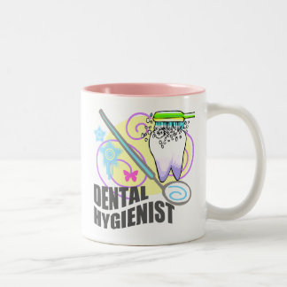Niedlicher Zahnarzthelfer Zweifarbige Tasse