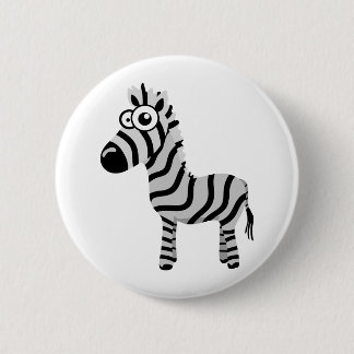 Niedlicher Zebra Button