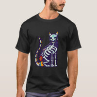 Niedlicher Zuckerschädel mexikanische Katze Hallow